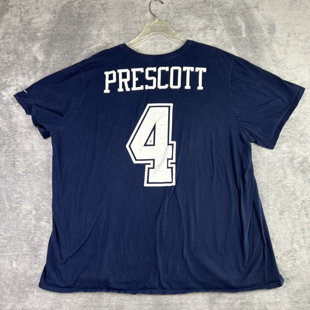 Nike Dak Prescott Women's 3XL T Shirt NFL Dallas‎ Cowboys Football Athletic Cut